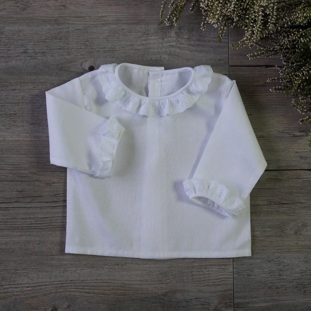 Camisa batista blanca -