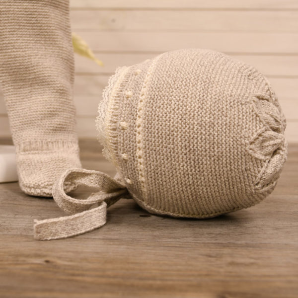 Knitted newborn outfit