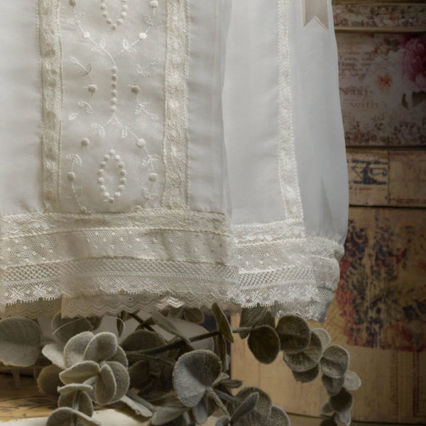 Christening dress in organza