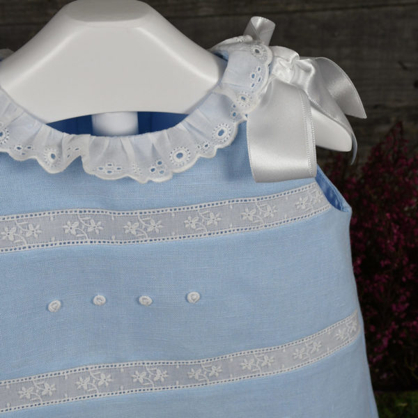 Linen baby dress