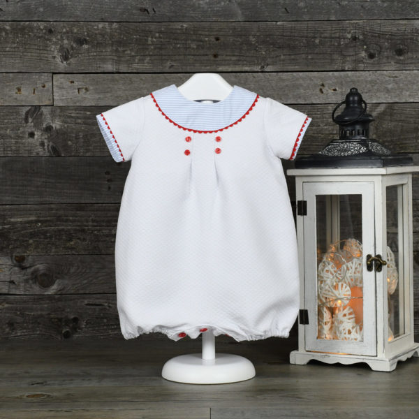 Sailor style baby romper