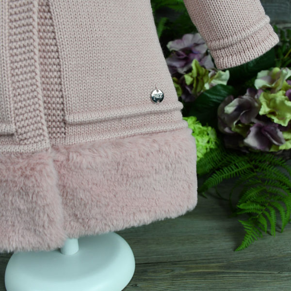 Baby girls´ knitted coat