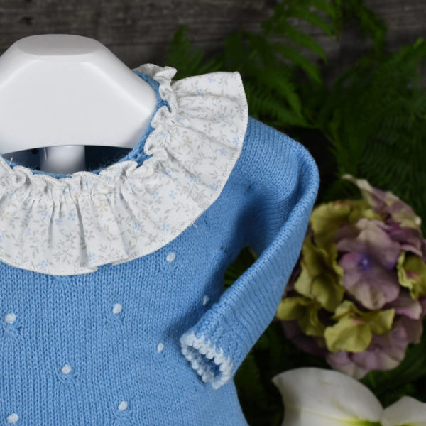 Baby knit and viyella set