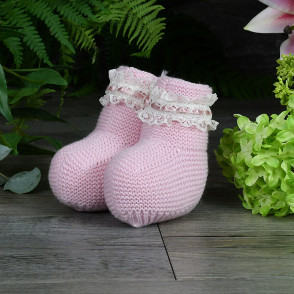Newborn knit and Viyella three piece set