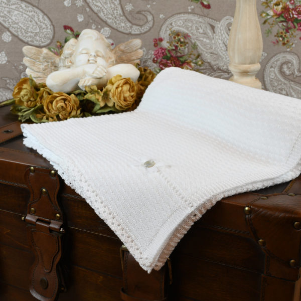 Organic cotton baby shawl