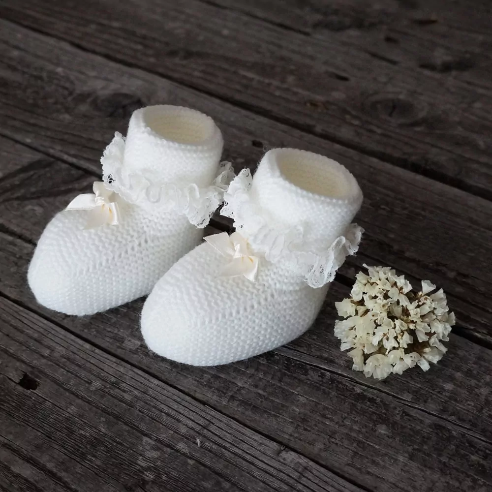 Patuco de punto crudo