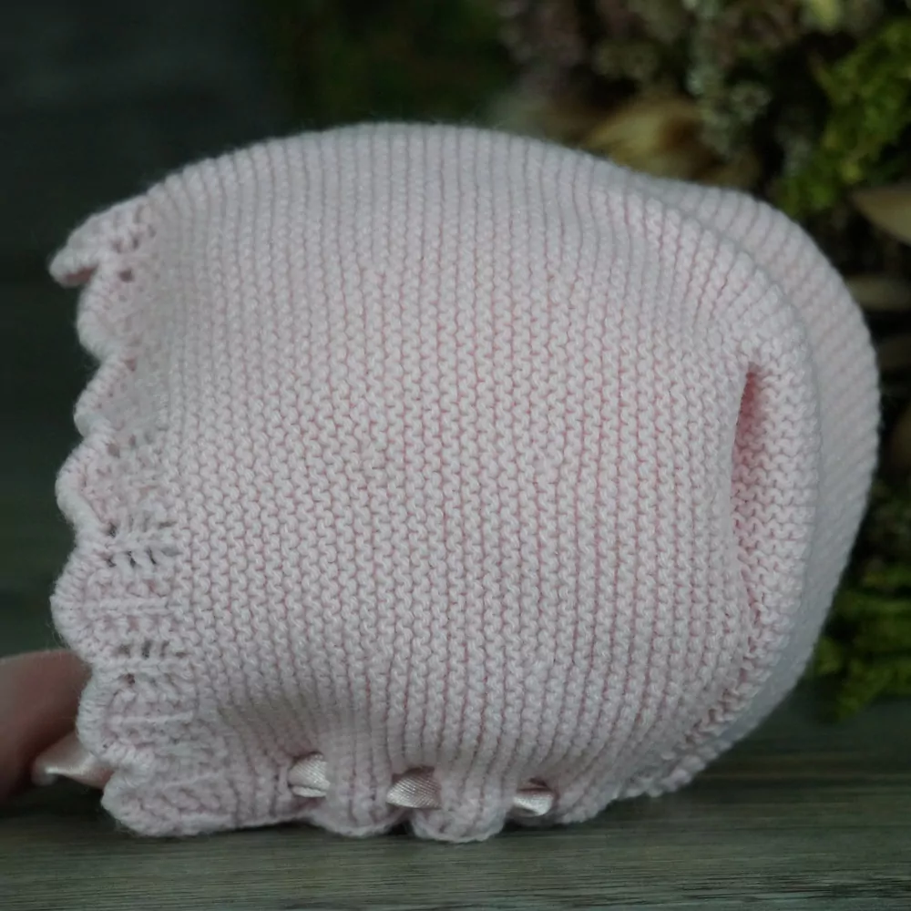 Capota conjunto tres piezas rosa empolvado