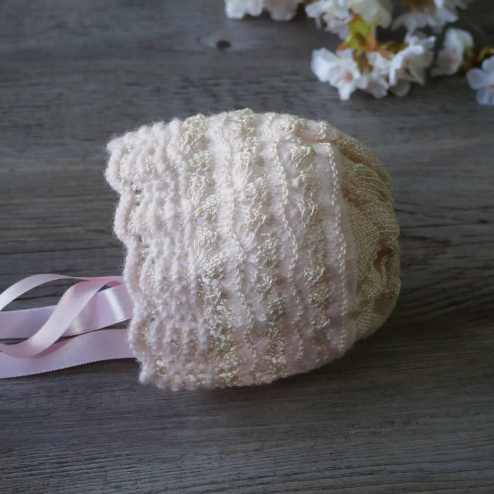 Heirloom hand knitted baby sweater set - Image 4