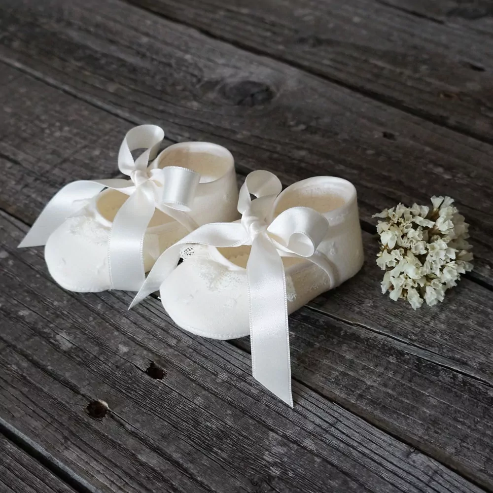 Zapato ceremonia marfil