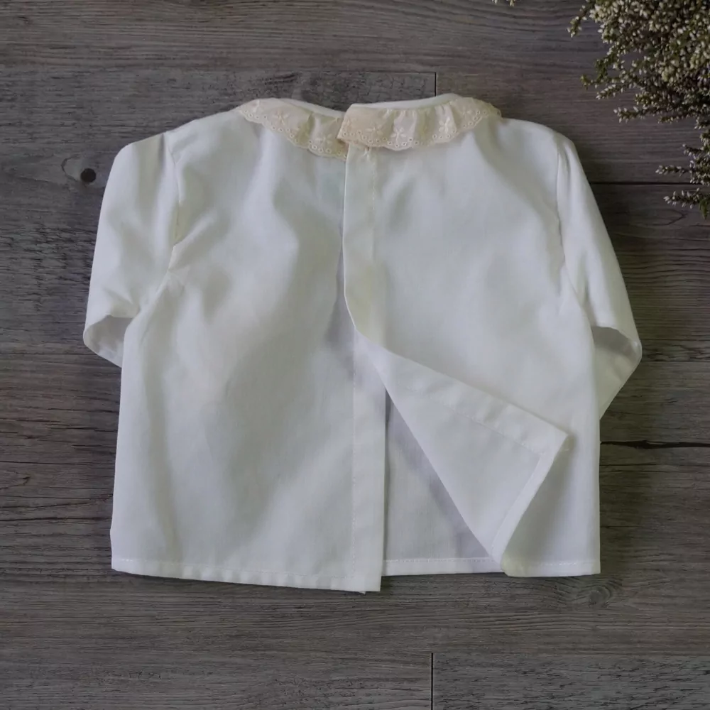 Camisa batista marfil - Imagen 2