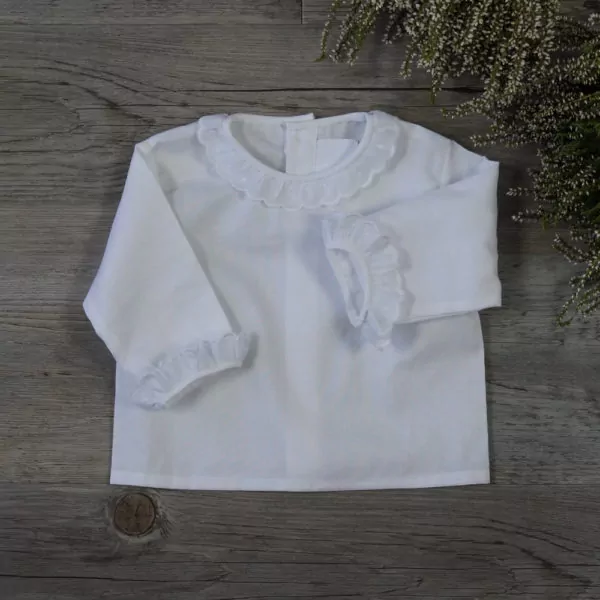 Camisa batista blanco