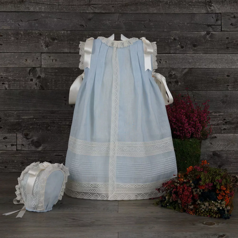 Magnificent italian  cotton linen dress - Image 2