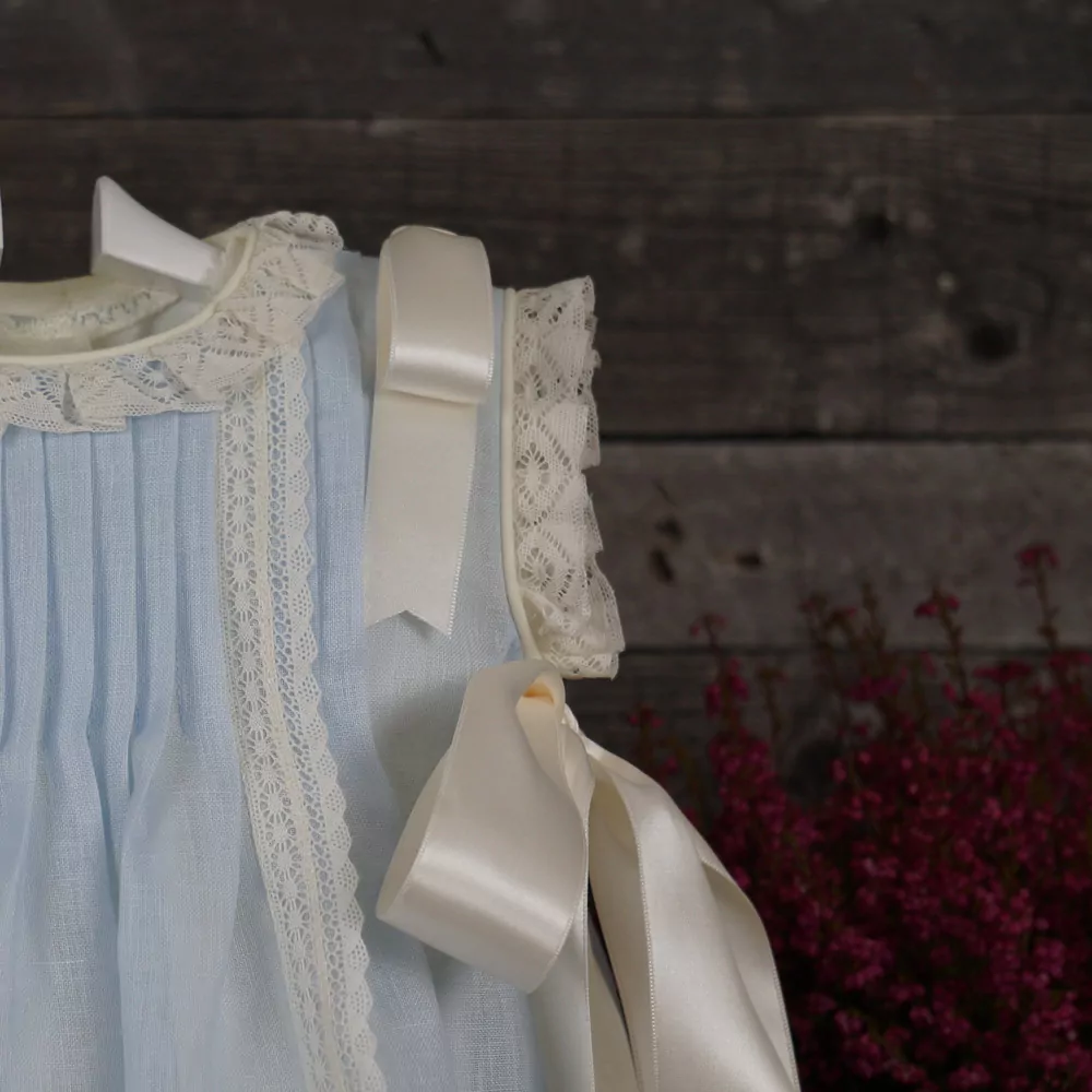 Magnificent italian  cotton linen dress - Image 4