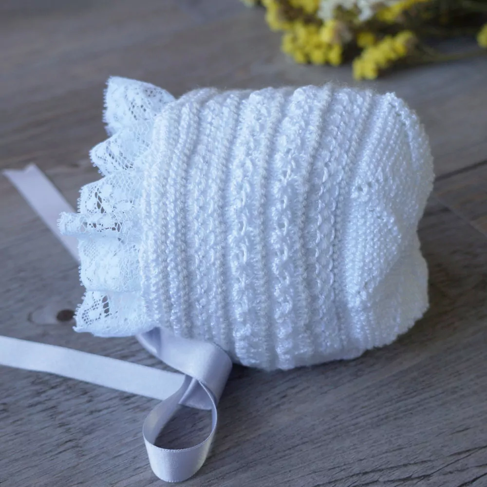 Conjunto chaqueta, gorro y patucos gris y blanco - Imagen 5