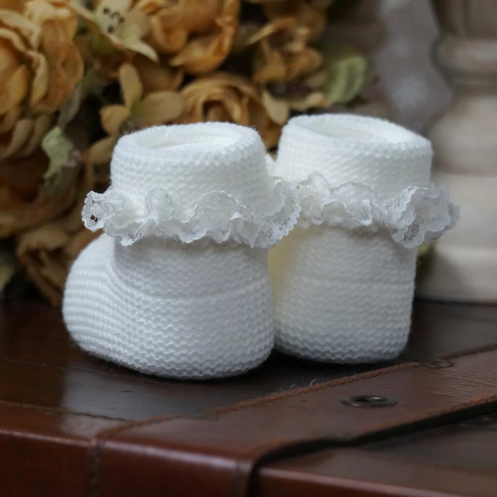 Patuco bota de punto crudo - Imagen 2