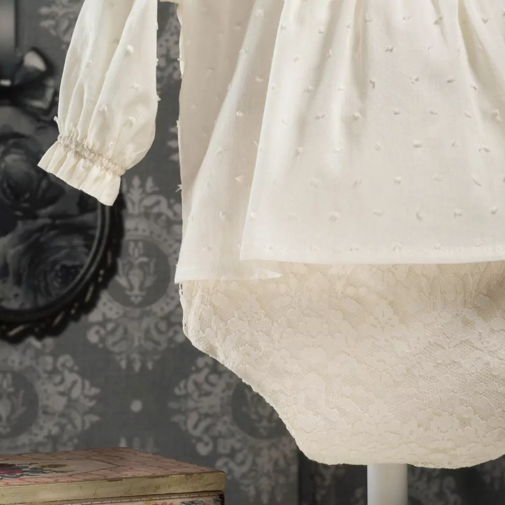 Baby blouse  and culotte set - Image 3