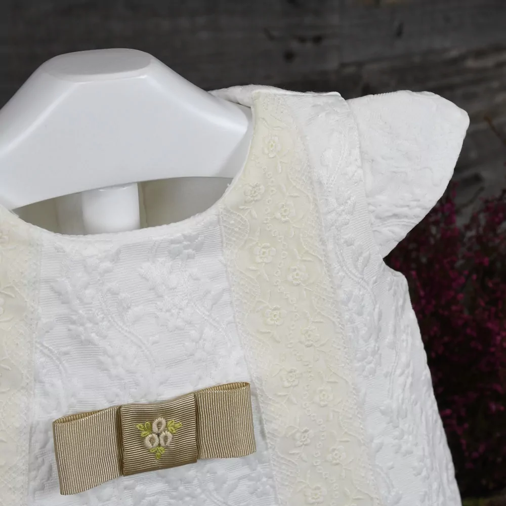 Baby dress in Jacquard fabric - Image 2