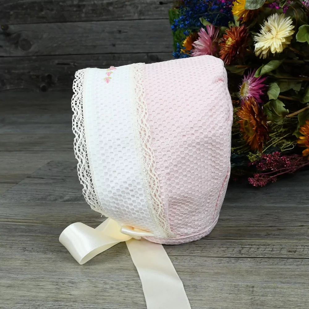 Girls cotton jacquard  dress set - Image 5