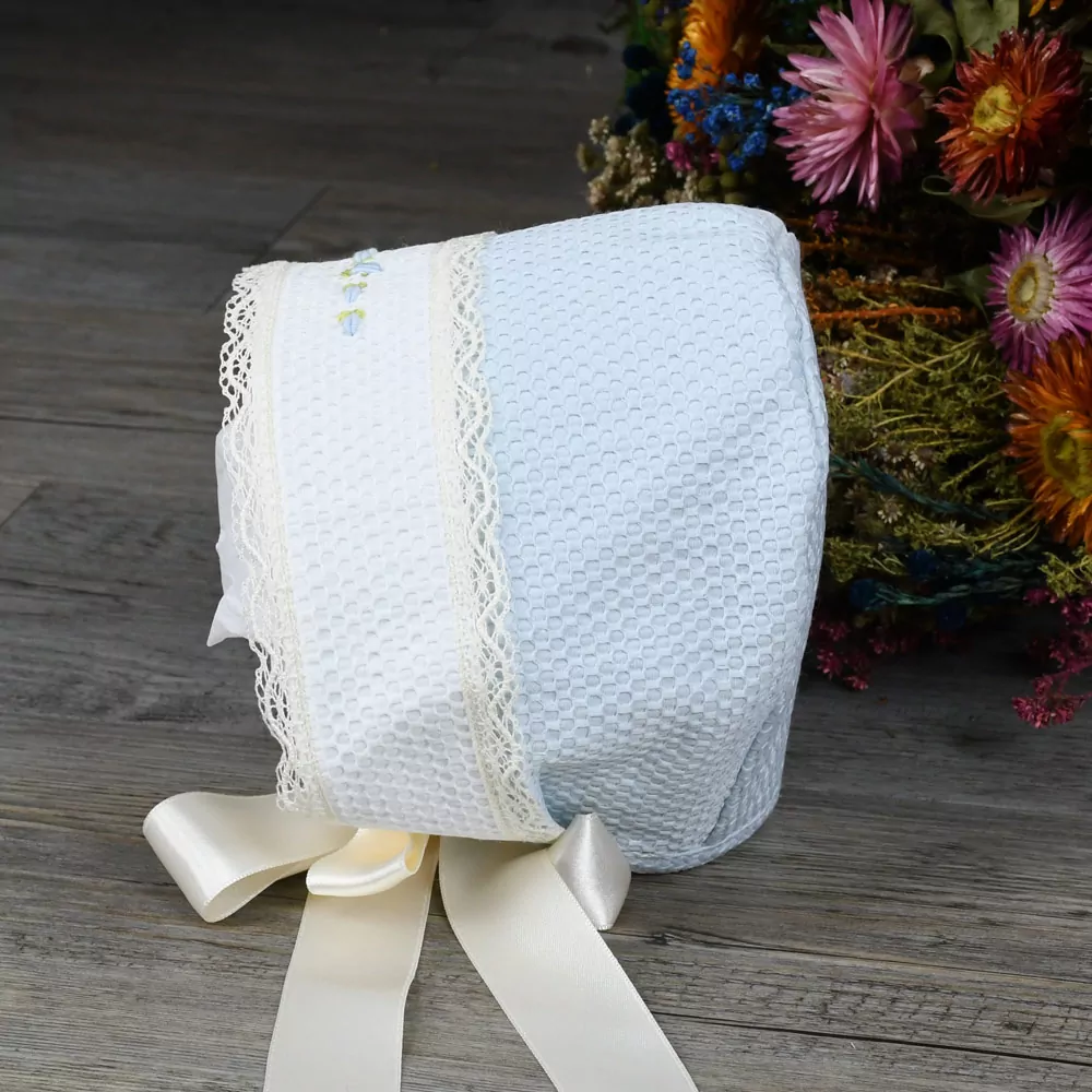 Girls cotton jacquard dress set - Image 5