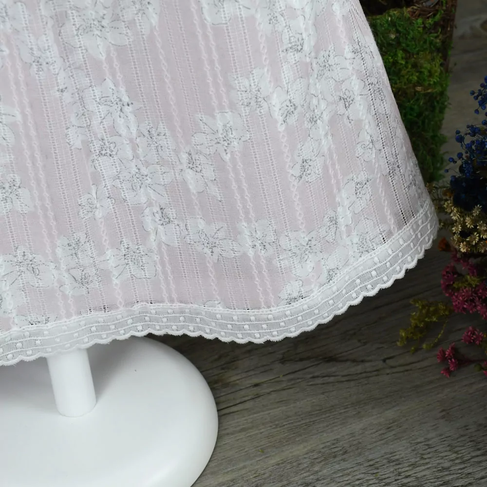 Printed muslin baby girls dress - Image 4