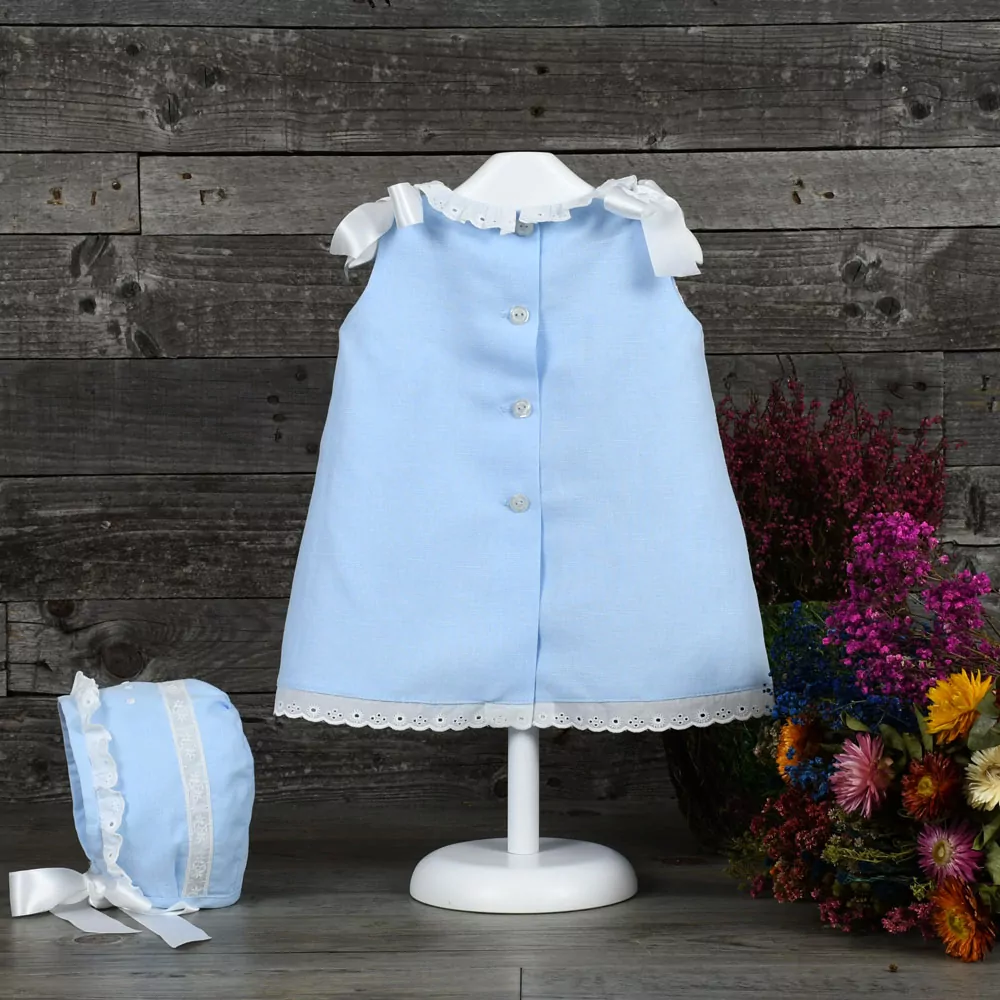 Linen baby dress - Image 3