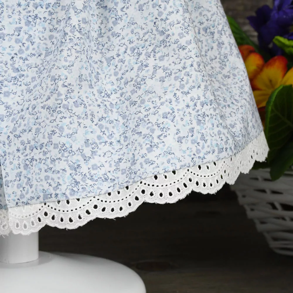 Vestido tipo jesusito con canesú de punto - Imagen 4