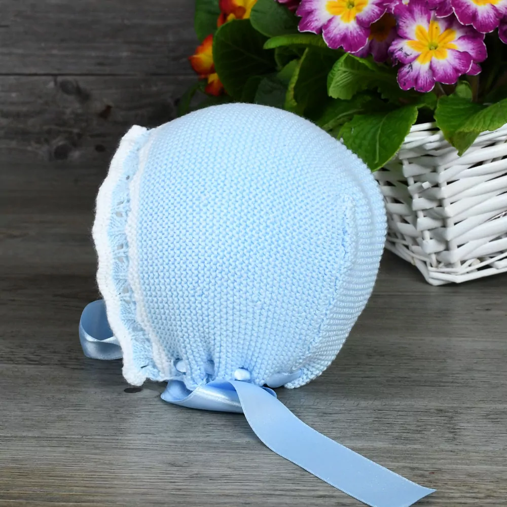 Conjunto jersey, polaina y capota en perlé - Imagen 3