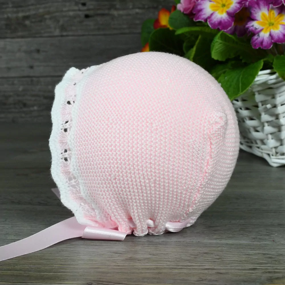 Conjunto jersey, polaina y capota en perlé - Imagen 4