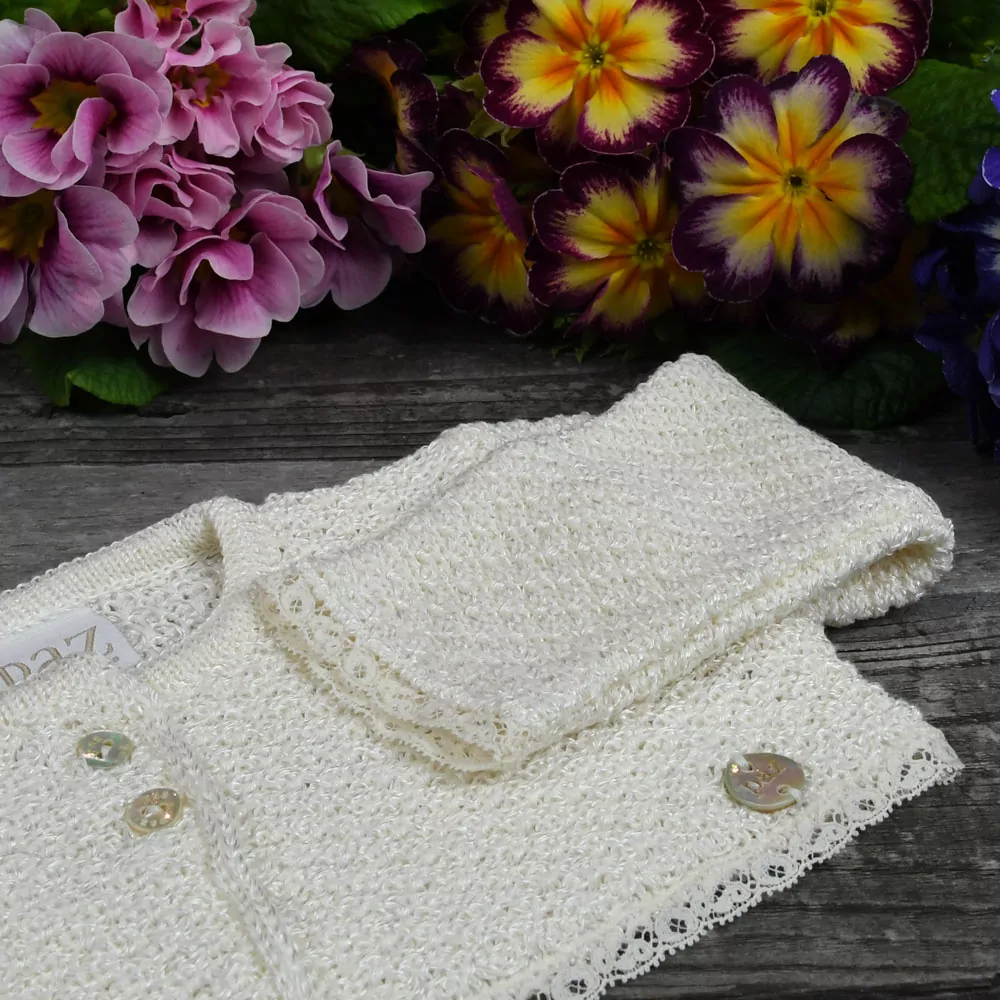 Chaqueta rebeca en perlé - Imagen 2