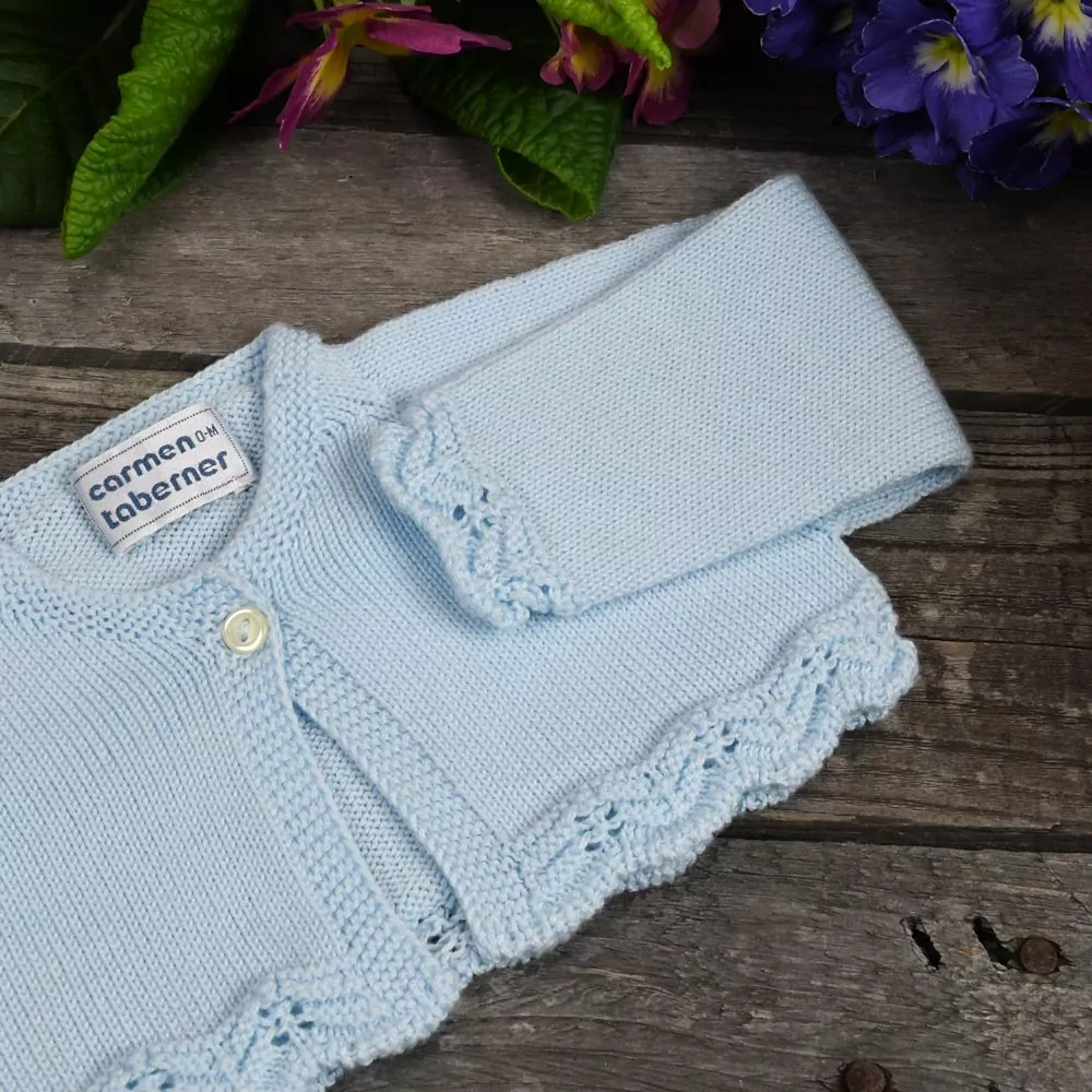 Chaqueta corta en perlé de algodón - Imagen 2