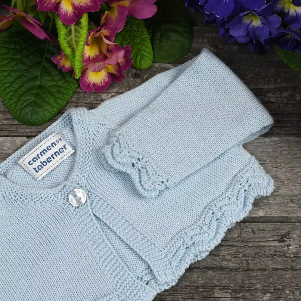 Chaqueta corta en perlé de algodón - Imagen 2