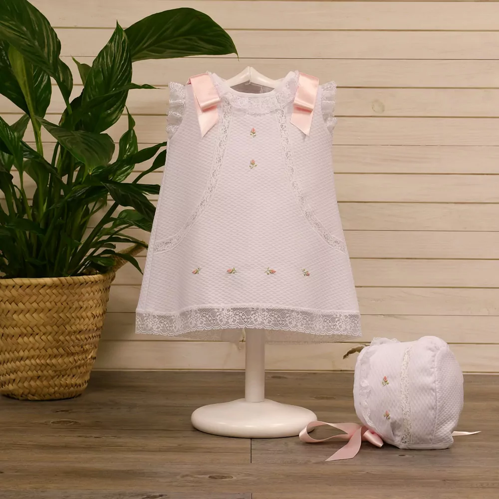 Pique baby dress