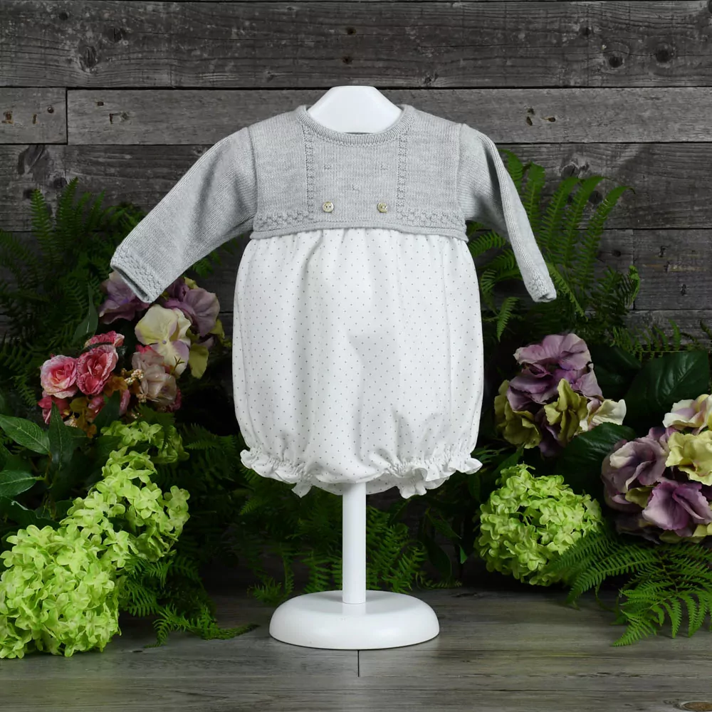 Pololo combinado de punto y viyela