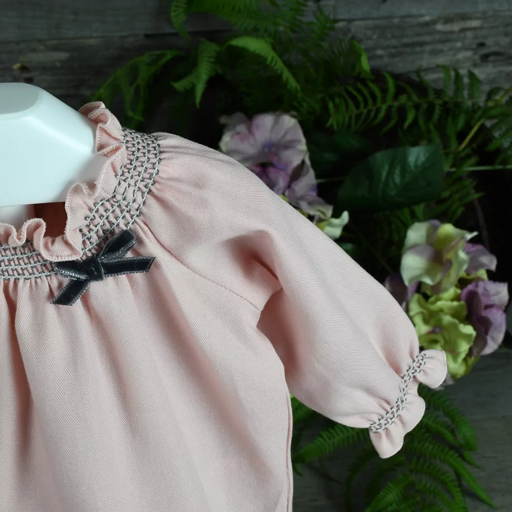 Conjunto blusa y cubrepañal en viyela - Imagen 2