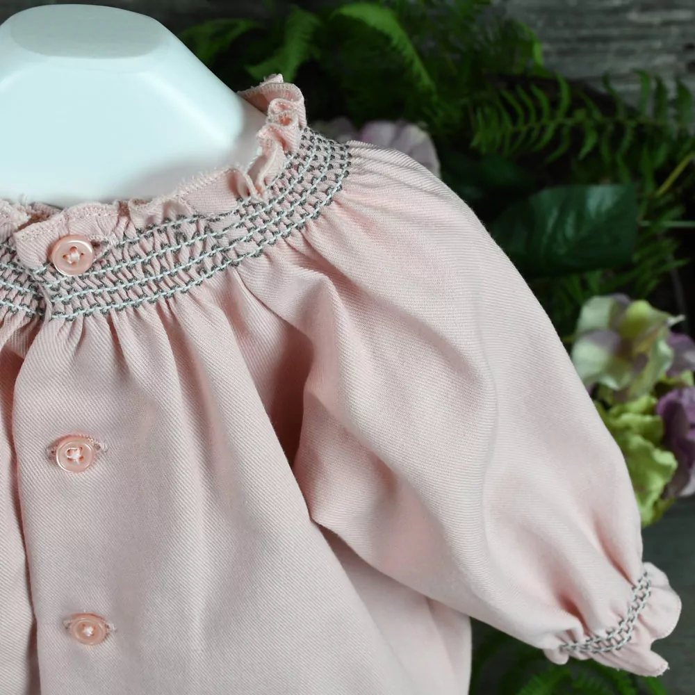 Conjunto blusa y cubrepañal en viyela - Imagen 3