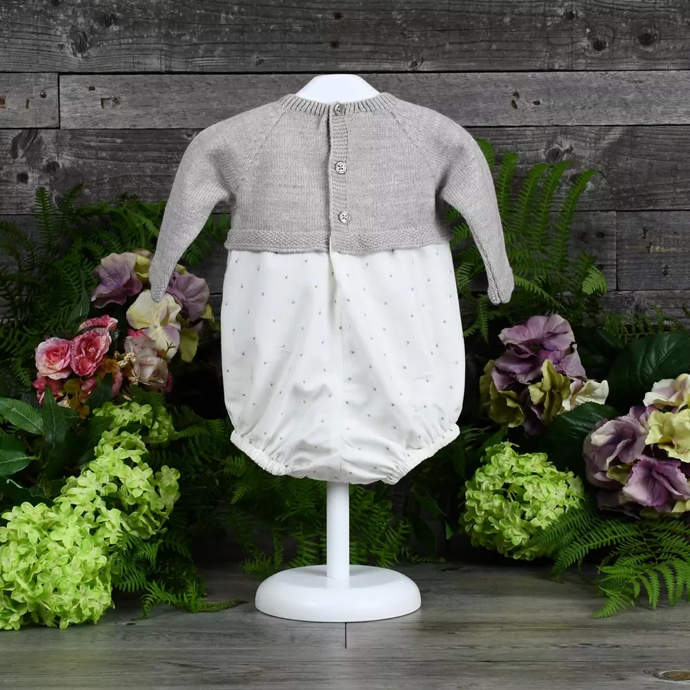 Pelele de punto y viyela - Imagen 3