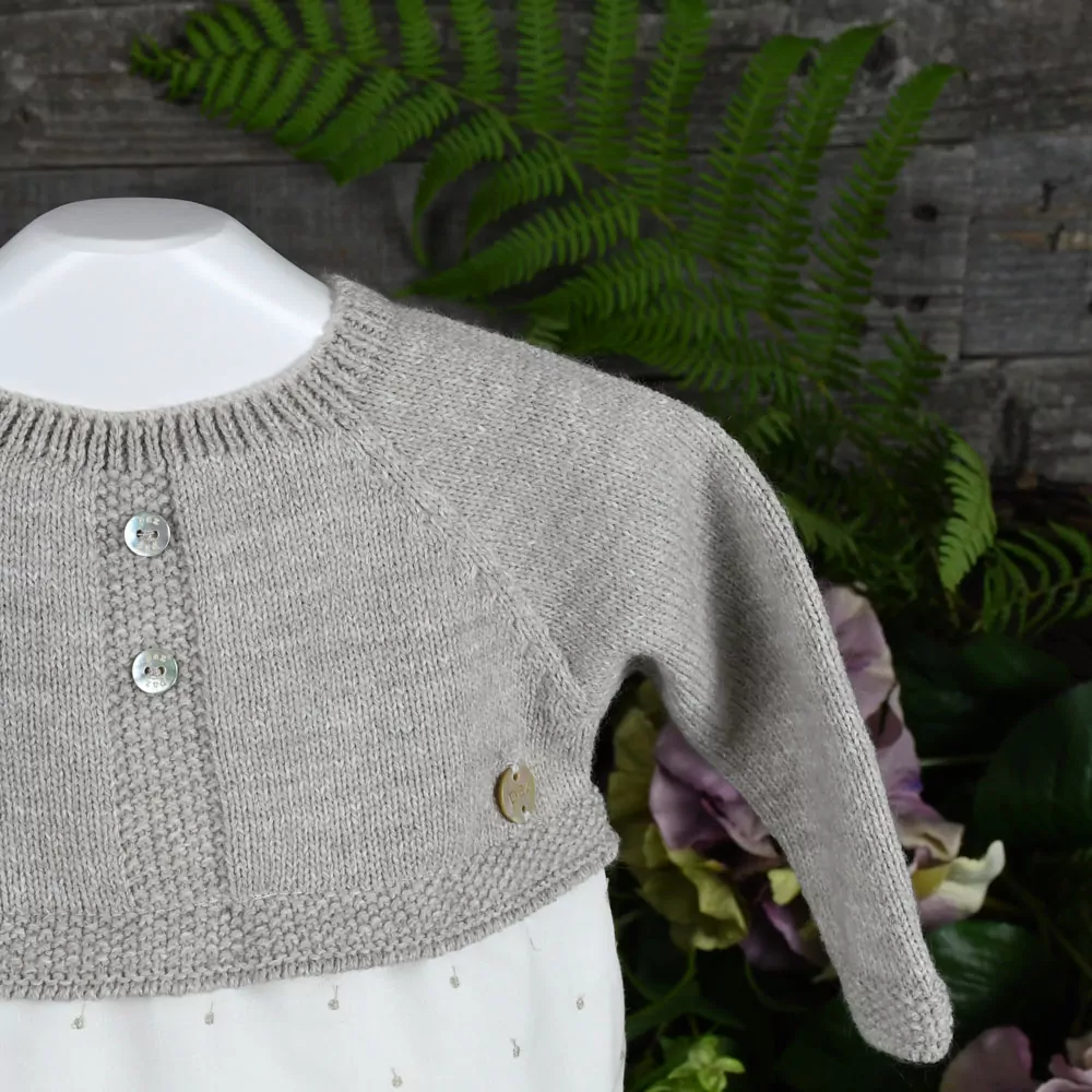 Pelele de punto y viyela - Imagen 2