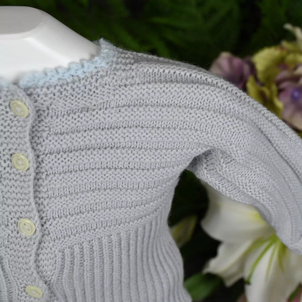 Baby knit and viyella set - Image 4