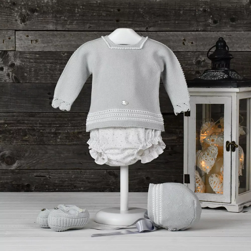 Conjunto jersey y ranita estampada
