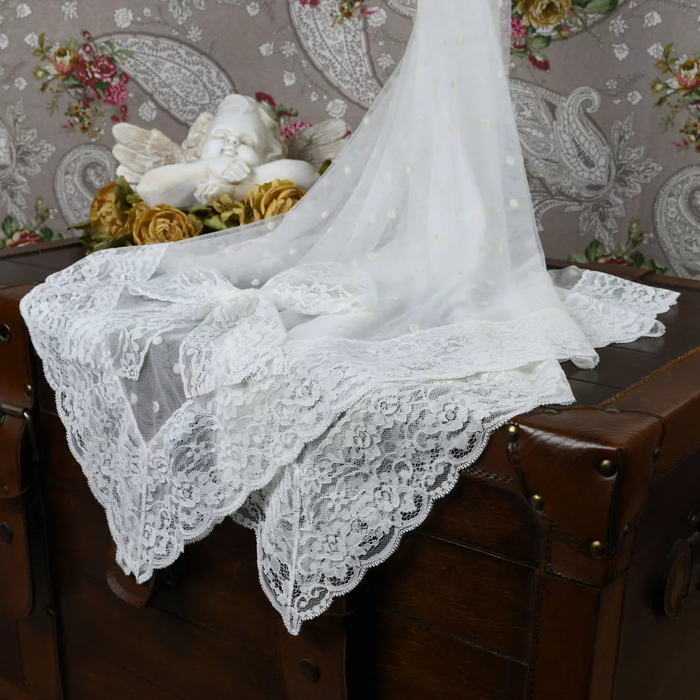 Christening tul shawl - Image 4