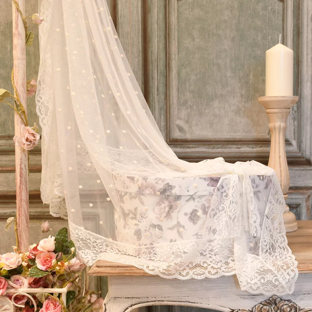 Christening tul shawl - Image 2