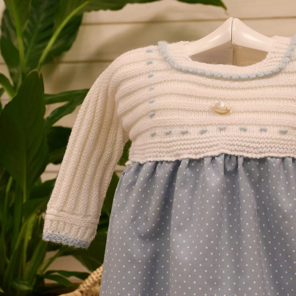 Pololo combinado punto y tela - Imagen 2