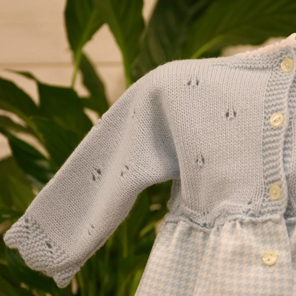 Pololo combinado en punto y tela - Imagen 3