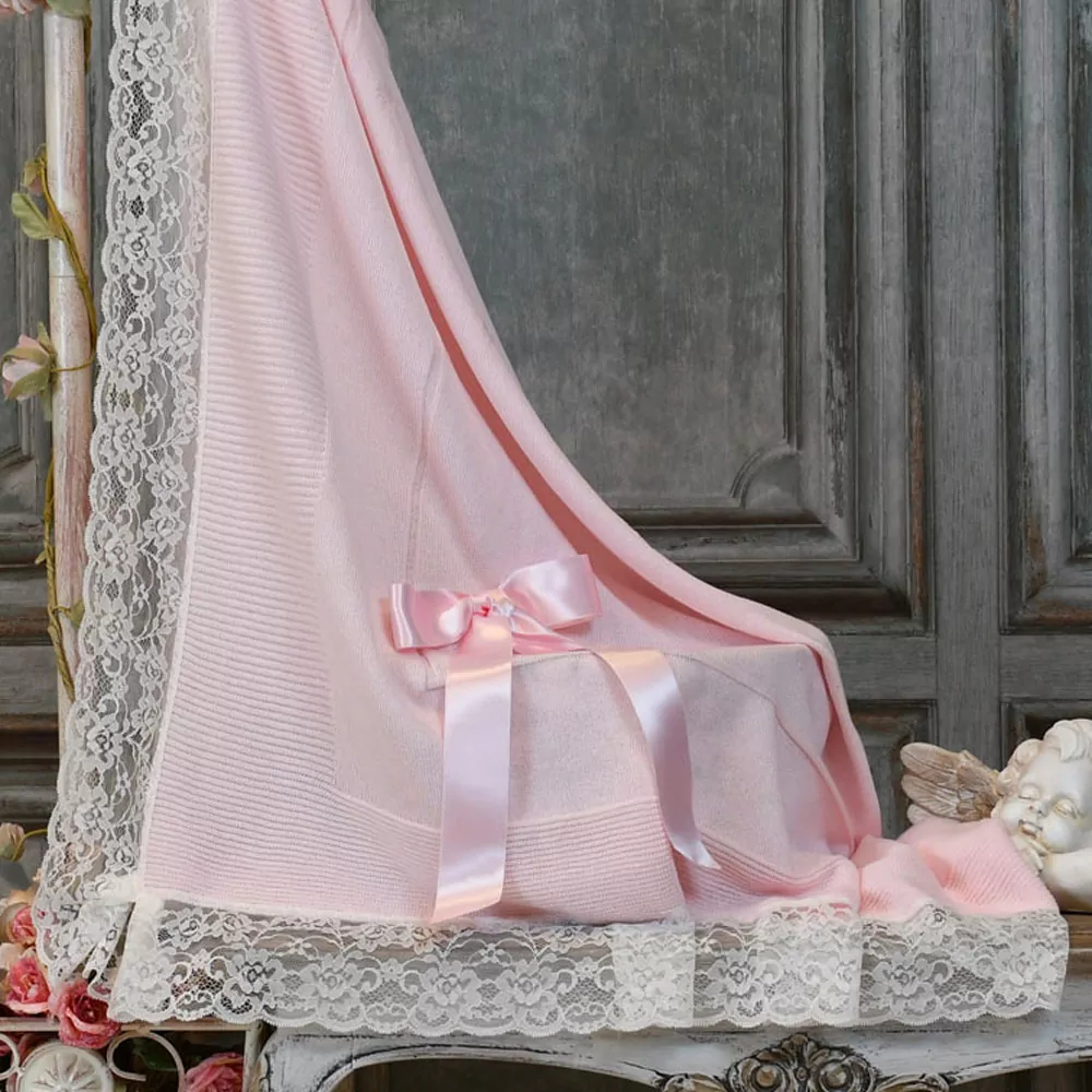 Toquilla bebe con encaje