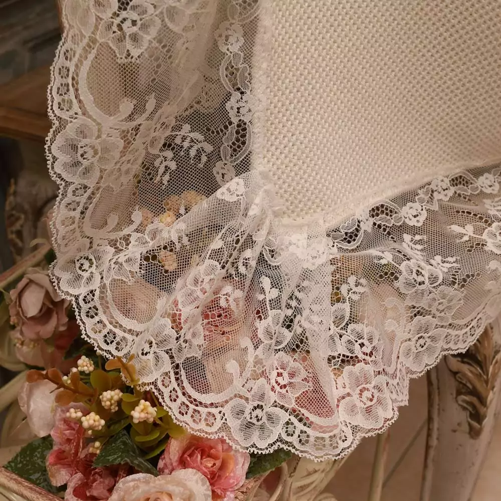 Toquilla de bebé en perlé - Imagen 3