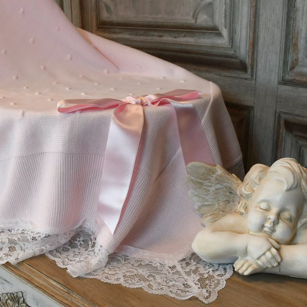 Toquilla bebé con bodoques. Exclusiva de Nayfer - Imagen 3