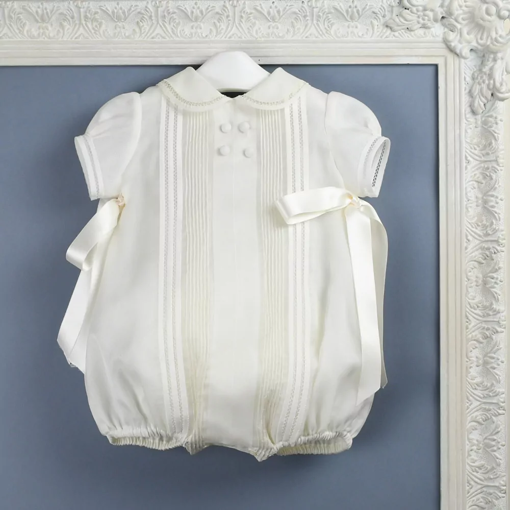 Romper in Natural Silk