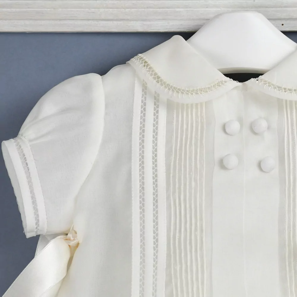 Romper in Natural Silk - Image 2