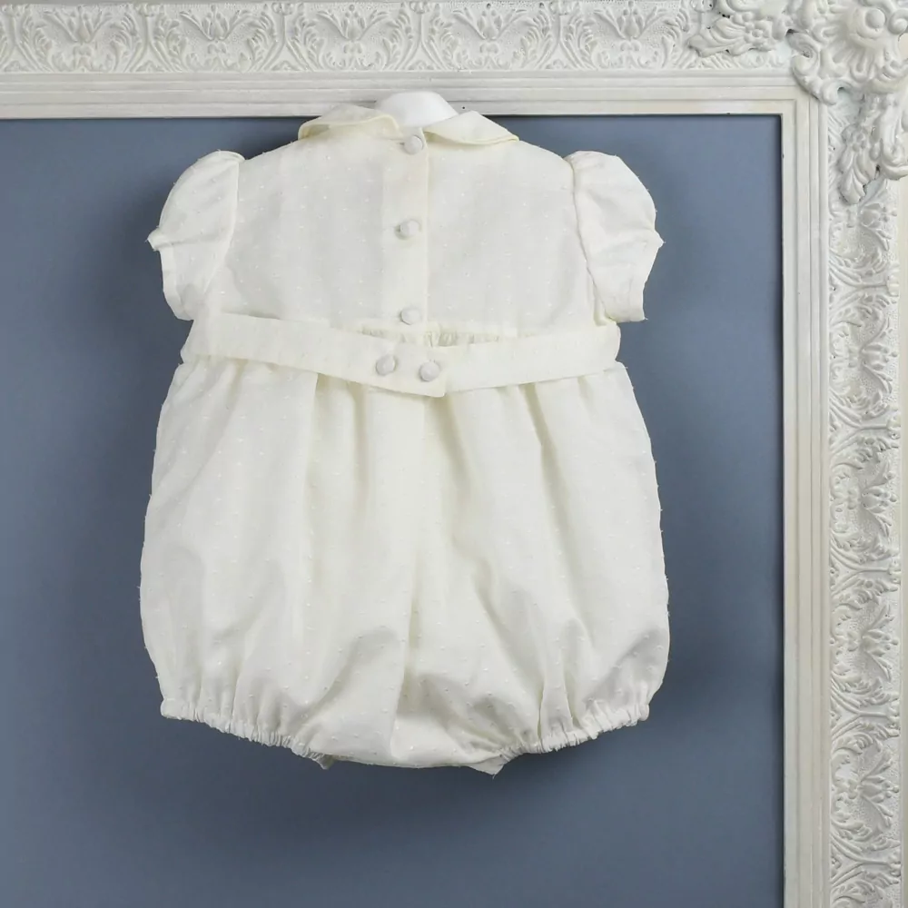 Romper in Cotton Plumeti - Image 3