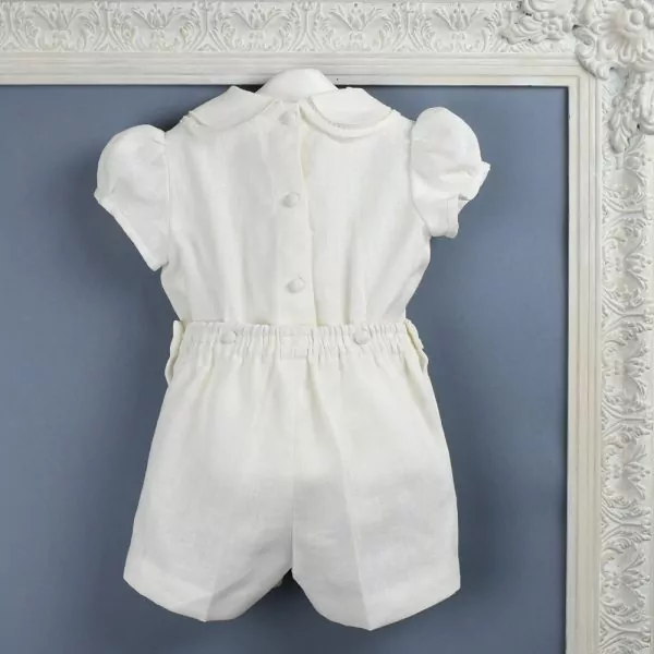 Baby Boy´s Set in Natural Linen - Image 3